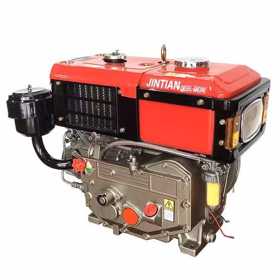 Prix ​​d'usine 6HP refroidi à l'eau ou moteur diesel à démarrage électrique (R175NL)